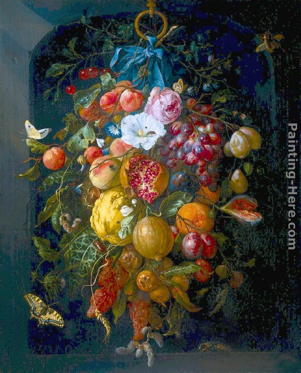 Festoon of Fruit and Flowers